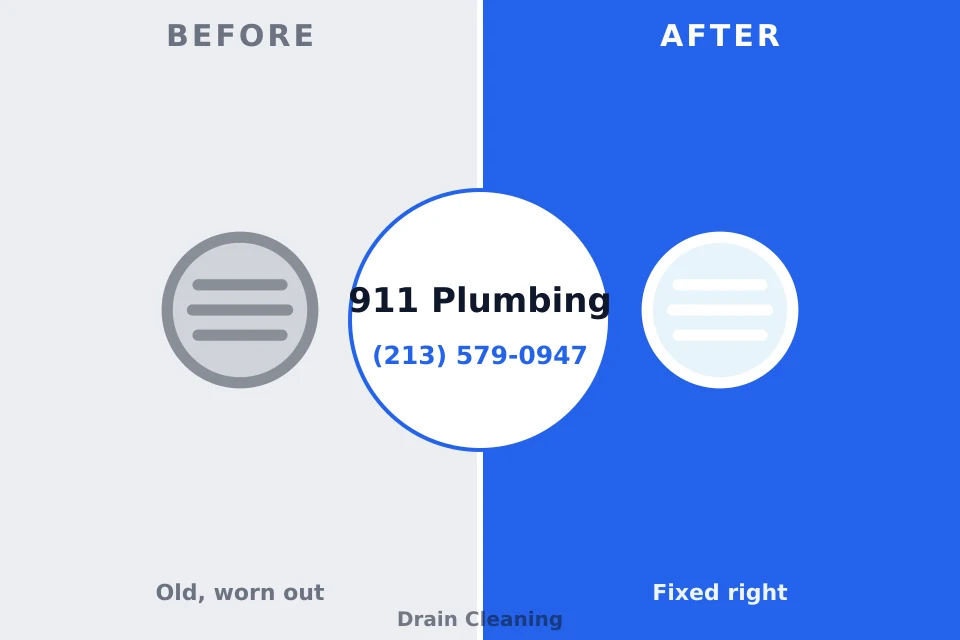 Before and after: plumbing repair Valhalla, NY